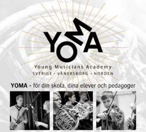YOMA - Young Musicians Academy stöds I tre projekt av Signatur – Insamlingsstiftelse för musikfrämjande