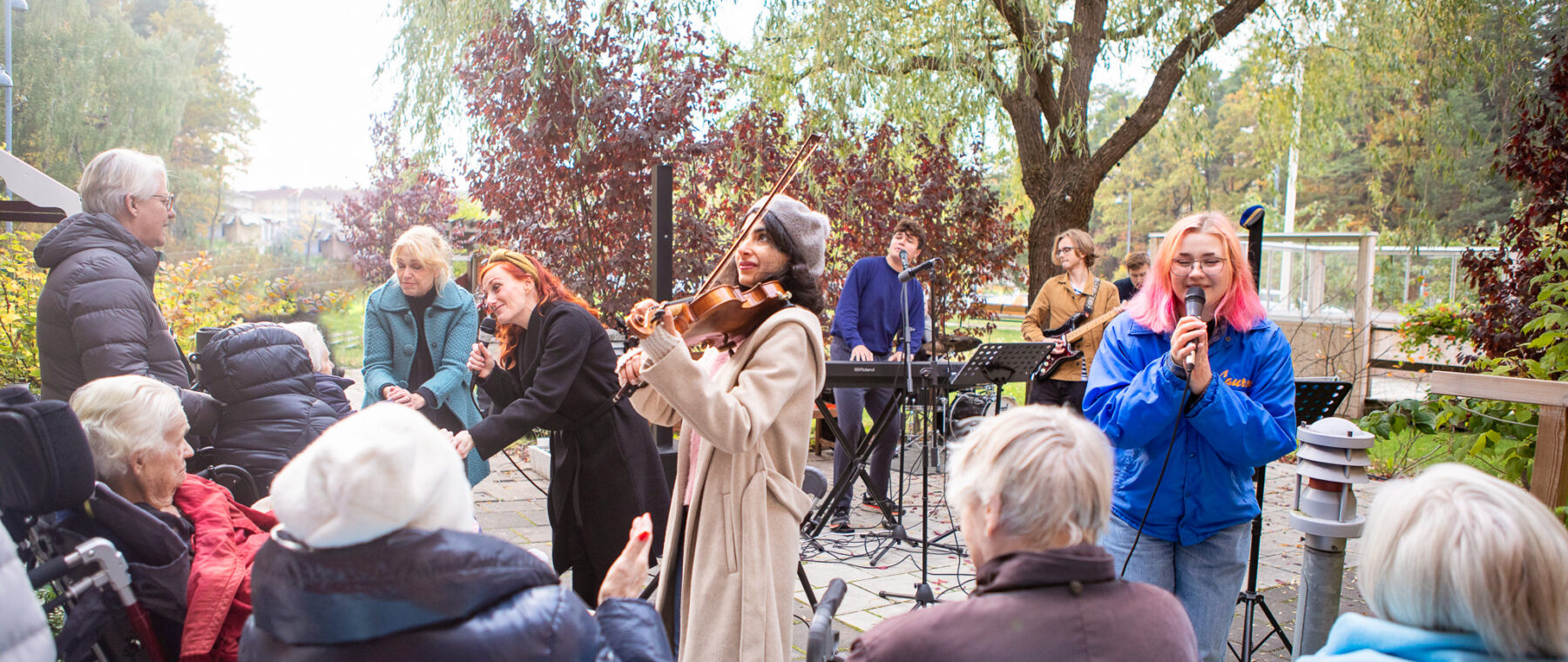 "Mötas i Musik – hela livet" i Sundbyberg, ett projekt som genomförs med stöd av stiftelsen Signatur