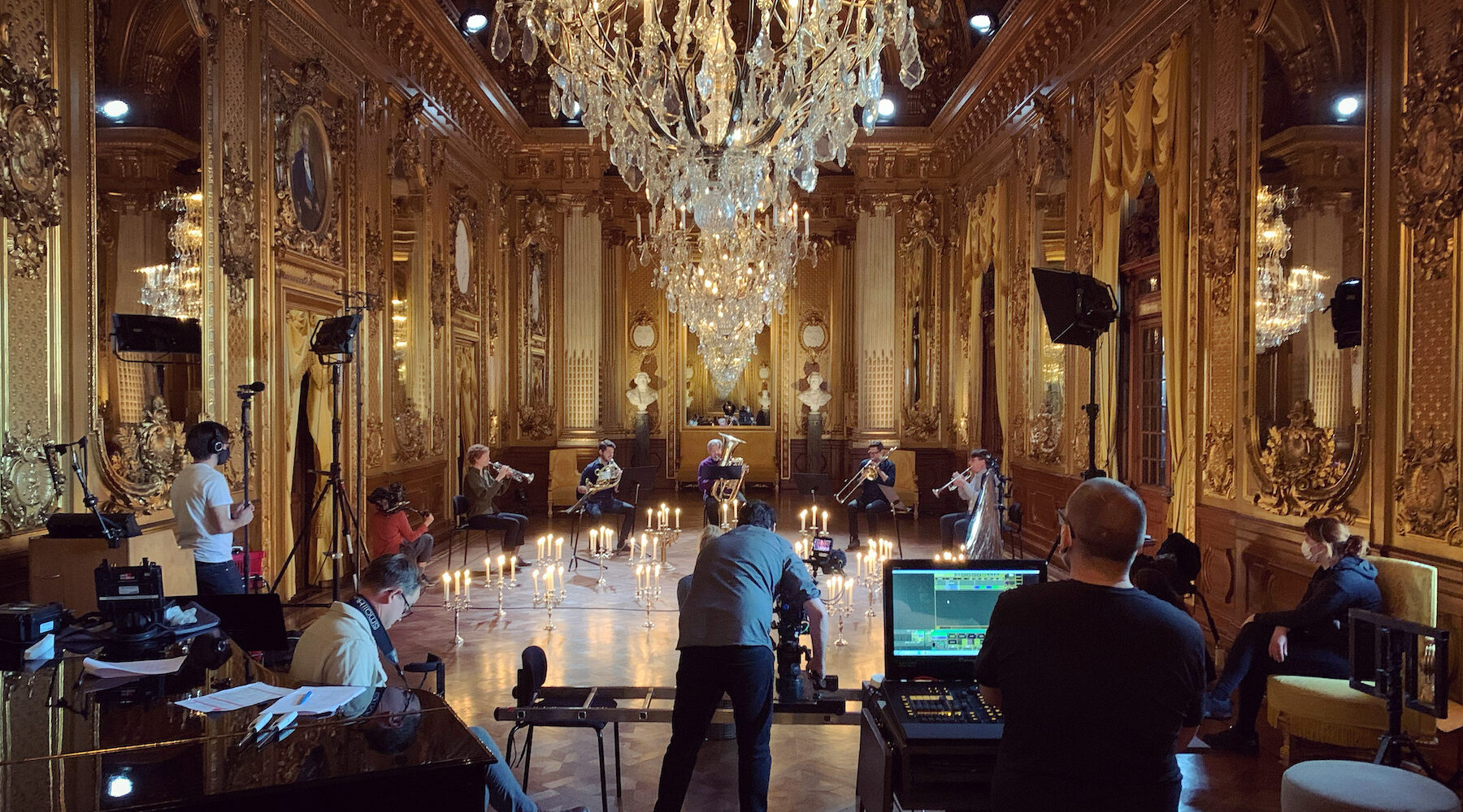 Det magiska huset – Filminspelning avsnitt Bleckblås. Foto Kungliga Operan